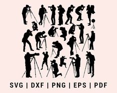 Photographer Cut File For Cricut Bundle SVG, DXF, PNG, EPS, PDF Silhouette Printable Files Rap Background, Hobbies For Kids, Photographers Gallery, Portrait Model, Photography Day, Photographers Life, Photography Skills, Art Portrait, Instagram Art