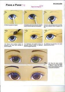 the instructions for how to draw an eye