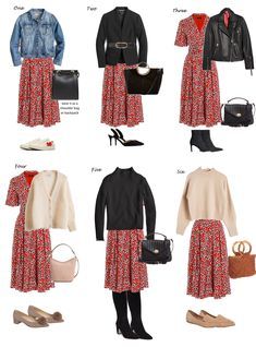 Classic Wardrobe Outfits, Ways To Wear A Dress, Outfits Leggins, Vetements Shoes, Modest Summer Dresses, Modest Summer, Dresses Modest, Fall Capsule Wardrobe