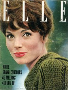 an old magazine with a woman's face on the cover