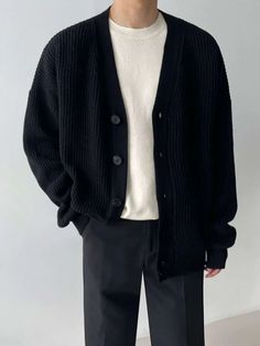 Western Outfits Men, Drop Shoulder Cardigan, Cardigan Outfits