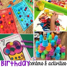 birthday activities and crafts for kids to make