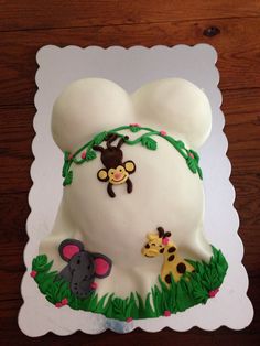 a cake that is shaped to look like an animal