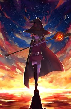 female anime character illustration #anime anime girls #witch #hat Kono Subarashii Sekai ni Shukufuku wo! #Megumin short hair #2K #wallpaper #hdwallpaper #desktop Konosuba Wallpaper, Accel World, Anime Witch, Anime Kawaii, Anime Artwork, An Anime, Manga Drawing, Character Illustration