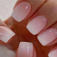 Amazon.com: WAFOLOZE Nails Press ons,White Ombre Short Square Press on Nails Fake Nails Glossy Acrylic Artificial Nails Stick on Nails for Women 24Pc : Beauty & Personal Care Ballet Nails, Milky Nails, Nails Glossy, Short Coffin, Nagel Tips, Nails Tips, Manicure Tips, Nail Art Set, Pink Gradient