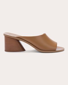 Mercedes Castillo Olga Mule | OLIVELA Almond Shaped, Lovely Clothes, Made In Brazil, Natural Resources, Environmental Impact, Personal Shopping, Nappa Leather, You Bag, Block Heels