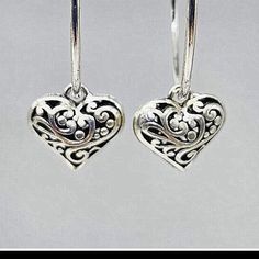 valentines earrings silver, heart earrings silver, filigree heart earrings, heart hoop earrings, boho heart earrings.  Set includes 1 pair of snapback hoops plus filgree hearts.  choice which size hoops you prefer: small or medium hoop. Dainty Sterling Silver Hoop Earrings With Heart Charm, Silver Bohemian Heart Earrings For Valentine's Day, Handmade Bohemian Sterling Silver Heart Earrings, Bohemian Silver Heart-shaped Earrings, Silver Bohemian Heart Earrings, Dainty Heart-shaped Sterling Silver Hoop Earrings, Bohemian Silver Heart Earrings, Bohemian Handmade Sterling Silver Heart Earrings, Silver Bohemian Heart Earrings For Gift