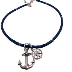 PRICES MAY VARY. Anchor And Soul Bead Necklace FinishSilver plated ClosureLobster claw Pendant Drop1" Length16" - 20" Adjustable Adjustable Dangle Charms Necklaces, Adjustable Dangle Necklaces With Charms, Blue Metal Charm Necklace With Lobster Clasp, Adjustable Blue Sterling Silver Charm Necklace, Adjustable Metal Necklaces With Dangling Charms, Nickel-free Blue Metal Charm Necklaces, Blue Dangle Charm Necklaces With Lobster Clasp, Blue Dangle Charm Necklace With Lobster Clasp, Blue Sterling Silver Charm Necklace With Lobster Clasp