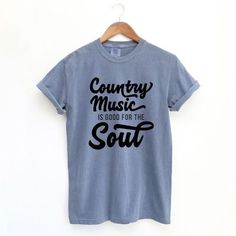 This trendy oversized unisex short sleeve graphic tee from Simply Sage Market is sure to make a great addition to any wardrobe. These tees are true to size. For a stylish oversized look, size up. Short Sleeve Good For The Soul, Tractor Supply, Music Is, Unisex Shorts, Dye T Shirt, The Soul, Country Music, Shirt Outfit, Tractor