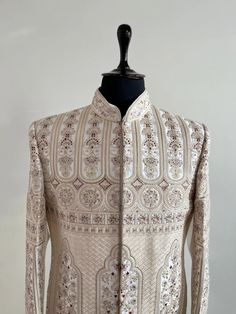 Designer Indo Western Sherwani,indowesrten for Men,mens Wedding Sherwani,mens Indowestern,groom Wedding Sherwani,mens Sherwani for Wedding - Etsy Groom Wedding Sherwani, Unique Mens Wedding Suits, Sherwani For Wedding, Indo Western Sherwani, Indian Groom Wear, Sherwani Groom, Ethnic Suit, Mens Sherwani, Wedding Outfit Men