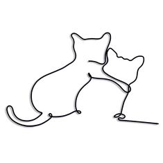 PRICES MAY VARY. 😻 Unique Design: at Matani studio we put love and effort into the design. 
This Cat Metal Wall Decor is a unique one line art drawing in a minimal design style. 
We combined metal wall decor with cat metal art to enliven your room. 
 😻 Recommended Use: our metal cats wall decor are perfect for indoor and outdoor. This is a must-have for any cat lover’s home. Widely use as Living room decor, nursery decor, bedroom decor and nursery wall decor. 
 We highly recommend these cat de Metal Cats, Create An Animal, Dog Wall Decor, Metal Cat, Wall Art Metal, Minimalist Wall Decor, Wall Art Minimalist, Dog Wall Art, Minimalist Room