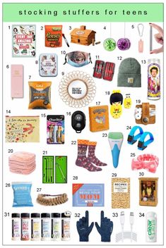 the contents of a stocking stuff list for teens