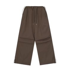 1 Parachute Cargo Pants, Unique Clothing Style, Parachute Cargo, Outer Jacket, Coffee Color, Brown Outfit, L And Light, Japanese Street Fashion, Coffee Colour