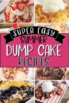 the ultimate summer dump cake recipe roundup