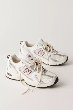 New Balance 530 Sneakers | Free People Nb Sneakers, Vetements Shoes, Running Design, Dr Shoes, Dad Sneakers, Dad Shoes, Cute Sneakers, Shoe Inspo