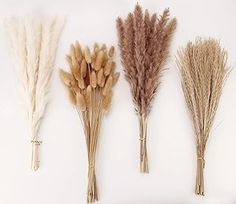 Amazon.com : thanksgiving table decor Wedding Boho Flowers, Dried Pampas Grass Decor, Farmhouse Party, Pampas Grass Vase, Bouquet For Wedding, Grass Bouquet, Home Table Decor, Pampas Grass Bouquet, Dried Pampas