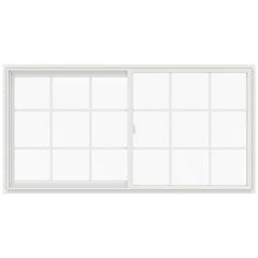 an open white window on a white background