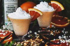 Orange Cream Slushy Mocktail Recipe