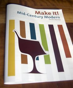 a book with an image of a bird on it's cover and the title make it mid - century modern