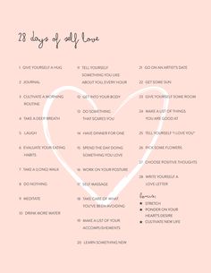 28 Days of Self Love Challenge | {Renaissante.com} Self Love Challenge, Self Esteem Worksheets, Love Challenge, Mac Miller, 28 Days, Life Coaching, The Words, Self Esteem, Positive Thinking