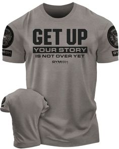 Get Up Workout T-Shirt, Funny Gym Shirts, Lifting T-Shirt, Deadlift Athletic Heather Breathable Short Sleeve T-shirt, Breathable Crew Neck T-shirt In Athletic Heather, Breathable Cotton Graphic Tee, Powerlifting Shirts, Manly Fashion, Gym Shirts Mens, Weightlifting Shirts, Funny Gym Shirts, Gym Apparel