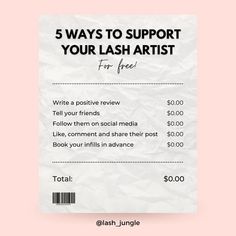 Lash Extention Promotions, Lash Tech Tips For Clients, Lash Extension Giveaway Ideas, Content For Lash Techs, Being A Lash Tech, Lash Extensions Business Marketing, Lash Facts Quotes, Lash Deal Ideas, Lash Extension Tips For Clients