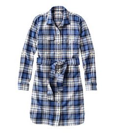 #LLBean: Women's Signature Camp Flannel Shirt Dress, Button-Front Flannel Shirt Dress, Flannel Dress, Built To Last, Button Front Dress, Ll Bean, L L Bean, Flannel Shirt, Women's Dresses, Amazing Women