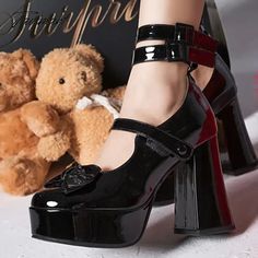 Tavimart New Women Mary Janes High Heels Shoes Chunky Sandals Summer Fashion Retro Bow Lolita Shoes Party Platform Pumps Zapatos Rope Hair, Mary Jane High Heels, Shoes Chunky, Shoes Party, Womens Mary Janes, Chunky Sandals, Hair Rings, High Heels Shoes, Platform Pumps