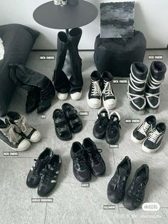 Eytys Sneakers Outfit, Punk Style Outfits, Rick Owens Sneakers, Fits Clothes, Swag Outfits For Girls, Simple Trendy Outfits, Dream Shoes