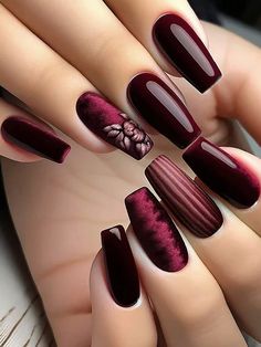 Nail Shapes:Coffin \nColor:Multicolor \nType:Color Nails \nPattern Type:Colorblock \nPattern Type:Geometric \nPattern Type:Plants \nFinish:Glossy \nFinish:Shimmer \nFinish:Matte \n January Nail Designs, Cosmic Galaxy, January Nails, Galaxy Nails, Earthy Green, Green Nail, Video Tiktok, Blush Nails, Kamikaze