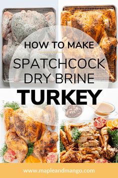 how to make spatchock dry brine turkey