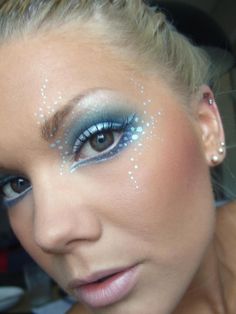 Carnaval Make-up, Make Up Diy, Fantasy Make-up, Halloweenský Makeup, Mermaid Halloween, Linda Hallberg, Fairy Makeup, Mermaid Makeup, Mermaid Costume