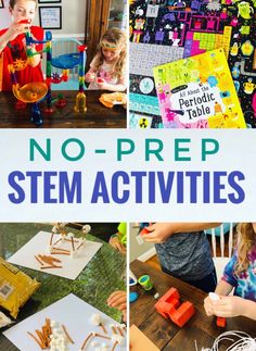 Summer Stem Activities, Fun Stem Activities, Summer Stem, Stem Experiments