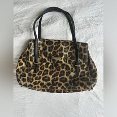 Kate Spade Luciana Leopard Print Purse Unused In Excellent Condition Kate Spade Brown Shoulder Bag For Office, Kate Spade Brown Bags For Work, Wool Purse, Minnie Mouse Backpack, Kate Spade Clutch, Kate Spade Satchel, Kate Spade Cameron Street, Kate Spade Shoulder Bag, Bags Kate Spade