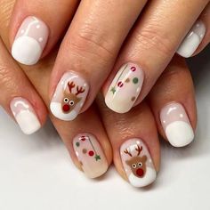 Nails Gels, Adorable Nails, Short Press On Nails, Red And White Roses, Seasonal Nails, Pink Gradient, Square Head, Nail Forms