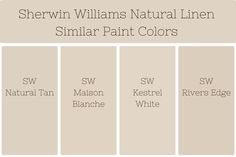 sherylin williams natural linen similar paint colors swatches for the same color scheme