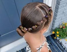 Toddler Hair Dos, Cute Toddler Hairstyles, Easy Little Girl Hairstyles, Girls Hairstyles Easy