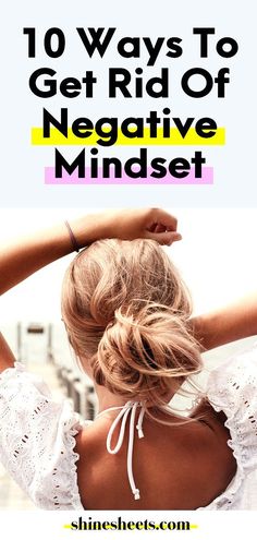 Stop Being Negative, Negative Mindset, Be More Positive, Negative Person, Mindset Is Everything, Growth Mindset Quotes, High Value Woman, Mindset Tips, Mindset Motivation