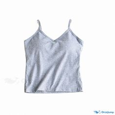 Orcajump - Sleeveless Tank Top in Solid Color for Layering with an Alluring Exposed Back Design Back Design, Sleeveless Tank Top, Sleeveless Tank, Types Of Collars, Layering, Tank Top, Solid Color, Crew Neck, Tank Tops