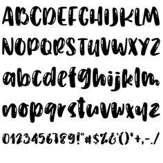 the upper and lower letters are drawn in black ink