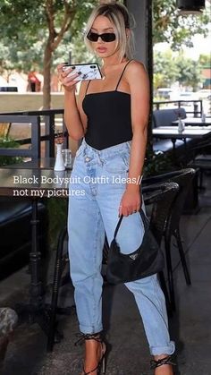 Black Bodysuit Outfits   • Black Bodysuit outfit summer  • Black bodysuit outfit jeans  • Black Bodysuit casual Jeans And Bodysuit Outfits Night, Black Bodysuit Outfits, Black Bodysuit Outfit Jeans, Black Bodysuit Outfit Summer, Jeans And Bodysuit Outfits, Bodysuit Outfit Summer, Bodysuit Outfit Ideas, Bodysuit Outfit Jeans, Black Bodysuit Outfit