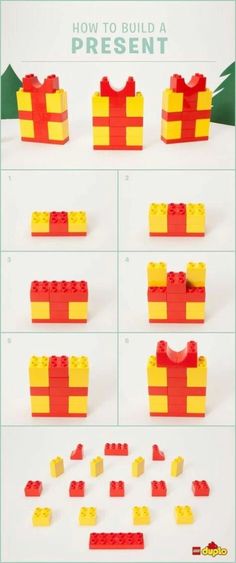 instructions for how to build a lego present