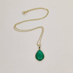 You can choose your own gem in my store. Let me know if you would like to see options Details of the pendants: Chrysoprase pendant Stone Weight: 5.56 carats Stone size and shape: 16×12 mm and pear Metal: GOLD Purity: 14K (58.33%) approx Gold Weight: 0.53 grams Gross Weight: 1.64 grams Chrysoprase necklace pendant. These pendants are absolutely perfect for daily wear as they are light and definitely stylish This dainty pendant can be used in layers with other pendants. The initial price is for pe Formal Cabochon Chrysoprase Jewelry, Classic Green Emerald Necklace In 14k Gold, Yellow Gold Green Onyx Gemstone Jewelry, 14k Gold Green Cabochon Jewelry, Green Emerald Cabochon Necklaces, Green Emerald Cabochon Necklace, Formal Green Emerald Necklace In 14k Gold, Fine Jewelry In Green Chrysoprase, Yellow Gold Chrysoprase Jewelry With Cabochon