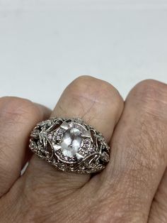 Vintage white Quartz pink sapphire ring 925 Sterling Silver Setting Size 6.5 Can be resized, my jeweler charges $10-$20 All rings are shipped free in the US in a nice gift box. Check out our over a THOUSAND great reviews Engraving is $4 per letter and is not always perfect depending on the piece. It can take a few days if the jeweler is busy. This is payable to Paypal Judithsltd@gmail.com Silver Cocktail, Quartz Pink, Amethyst And Diamond Ring, Pink Sapphire Ring, Black Sapphire, Vintage Jewels, White Quartz, Garnet Rings, Cocktail Ring