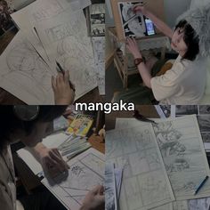 Manga Artist Aesthetic, Mangaka Workspace, Mangaka Aesthetic, Trashy Y2k Aesthetic, College Motivation, Art Studio Room, Anime Vs Cartoon, Dream College, Japan Culture