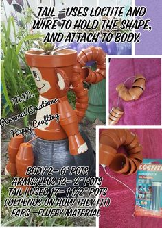 an advertisement with instructions for how to make a robot planter