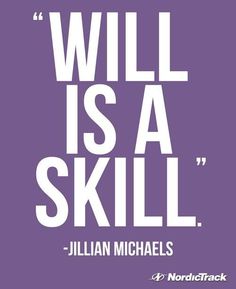 the words will is a skill written in white on a purple background with an image of a