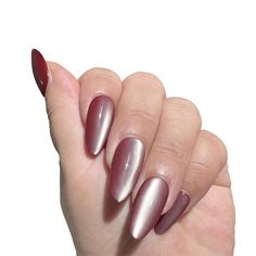 Click to see more.

50 Stunning Cat Eye Nail Designs to Captivate Any Crowd Medium Almond Nails, Nail Remover, Shiny Nails, Long Lasting Nails, Nails Red