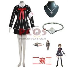 High-quality Vampire Knight Cross Yuki Cosplay Costumes Black uniform Online Sale,buy Vampire Knight Yuki Cosplay Costume is Free Shipping on profession Cosplay Shop. Yuki Cosplay, Yuki Cross, Vampire Knight Yuki, Black Uniform, Collar Bar, Halloween Costume Outfits, Vampire Knight, Cosplay Diy, Necklace Chunky