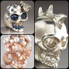 Alexander McQueen Skull Rings Skull Rings, Psychobilly, Shiny Things, Coco Chanel, Alexander Mcqueen, Body Art, Coco